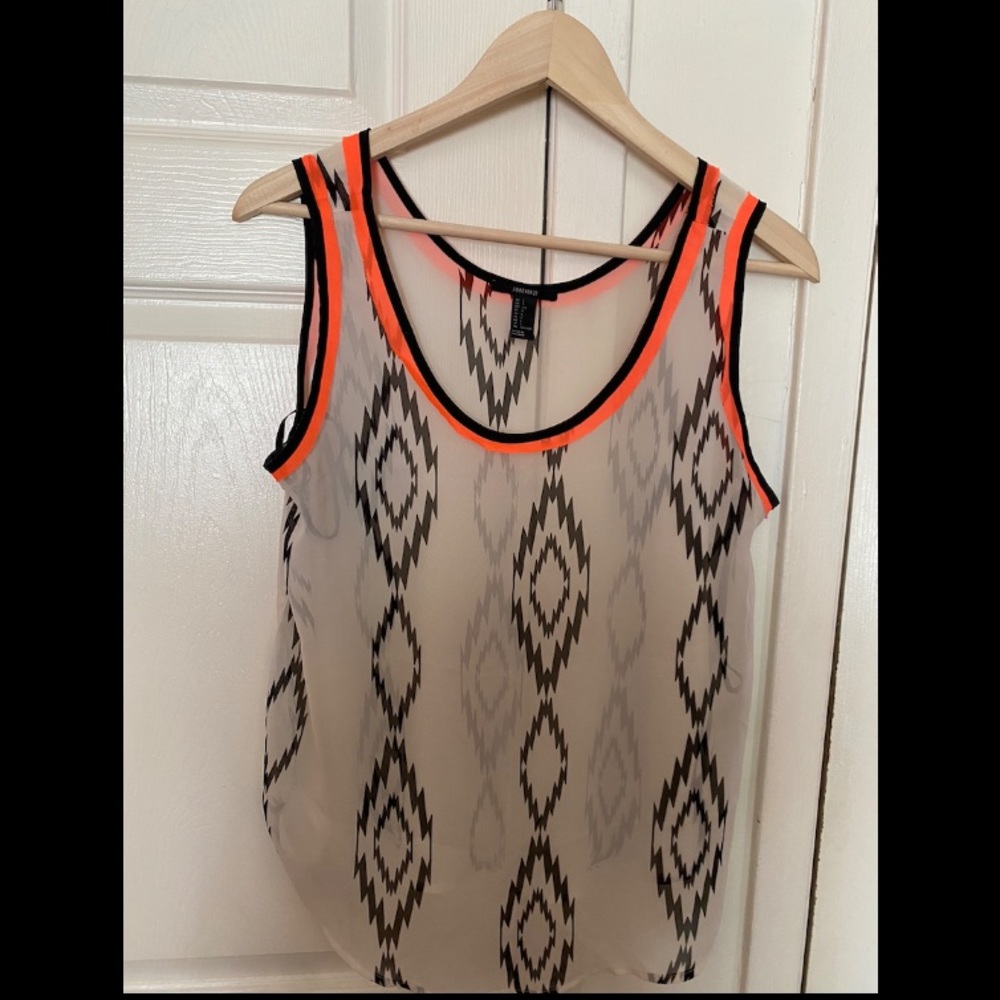 Forever 21 Chevron tank top - NWOT